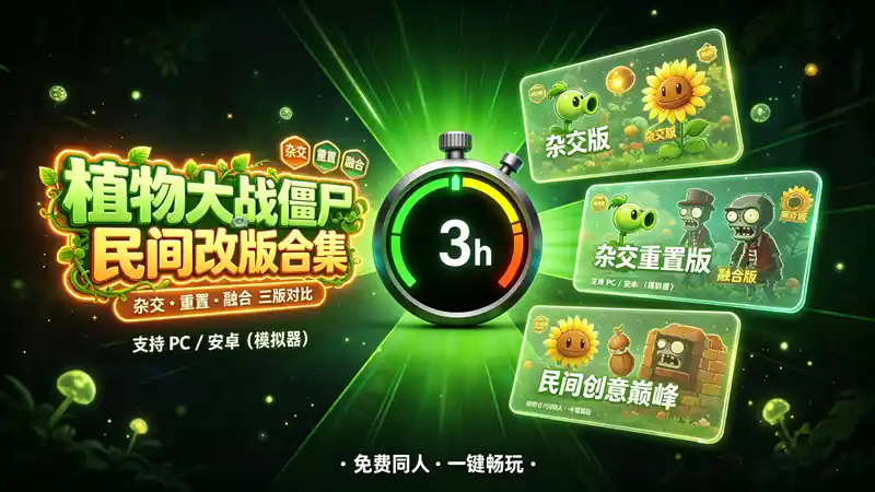 植物大战僵尸融合版、杂交版、杂交重置版 安卓+PC电脑版最新版含关卡构建器 植物大战僵尸融合版、杂交版、杂交重置版 安卓+PC电脑版最新版含关卡构建器